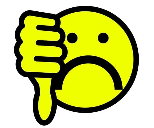 emoticon negativ